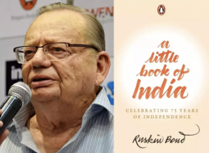 Book titled 'A Little Book of India' authored by Ruskin Bond launched