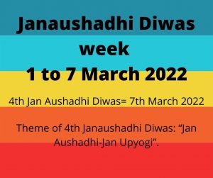 Janaushadhi Diwas week
